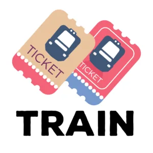 Train ride ticket 1080x1080