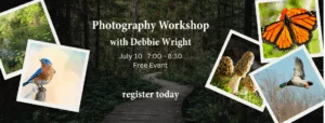 Photography workshop website banner