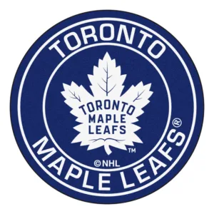 Toronto maple leafs nhl roundel area rug 27 inches