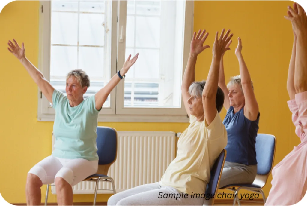 Sample image chair yoga